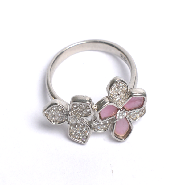 Duo Flower Ring - Image 3