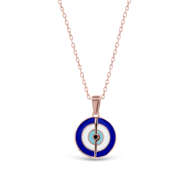 Evil Eye Rose gold Pendant - Image 4
