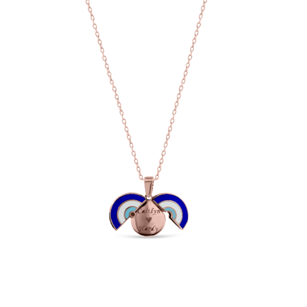 Evil Eye Rose gold Pendant - Image 3