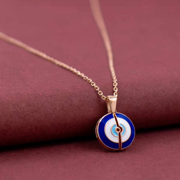 Evil Eye Rose gold Pendant