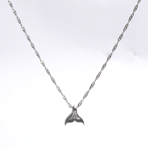 Whale Tail Elegance Pendant - Image 2