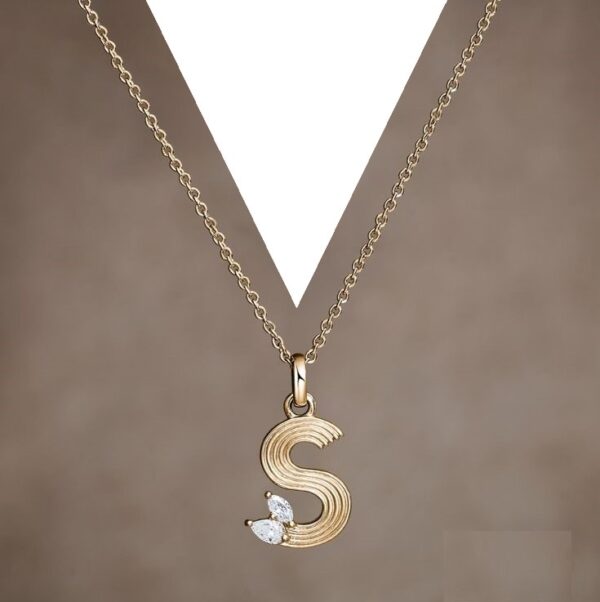Luxe Letter Charm